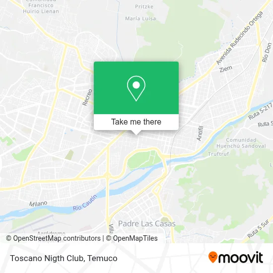 Toscano Nigth Club map