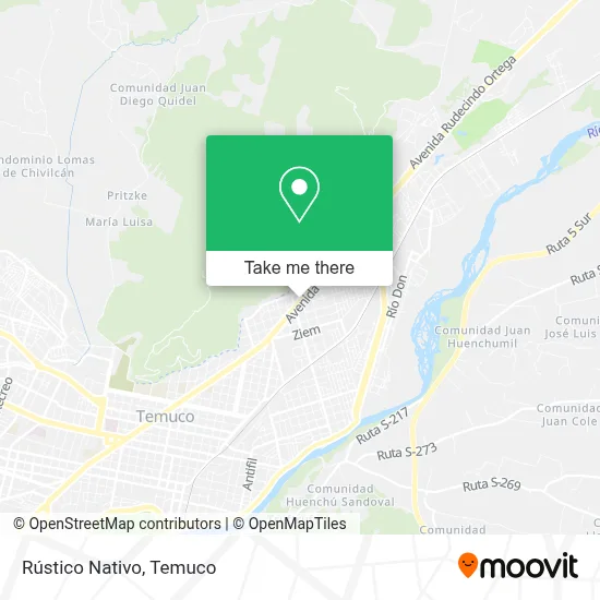 Rústico Nativo map