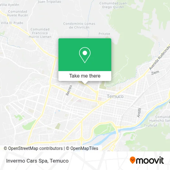 Invermo Cars Spa map