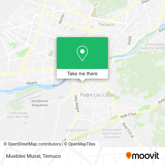 Muebles Muval map