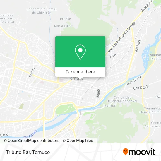 Tributo Bar map