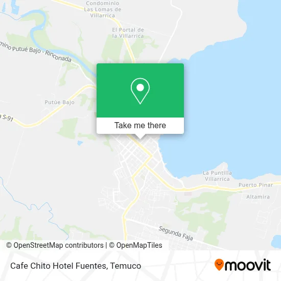 Cafe Chito Hotel Fuentes map