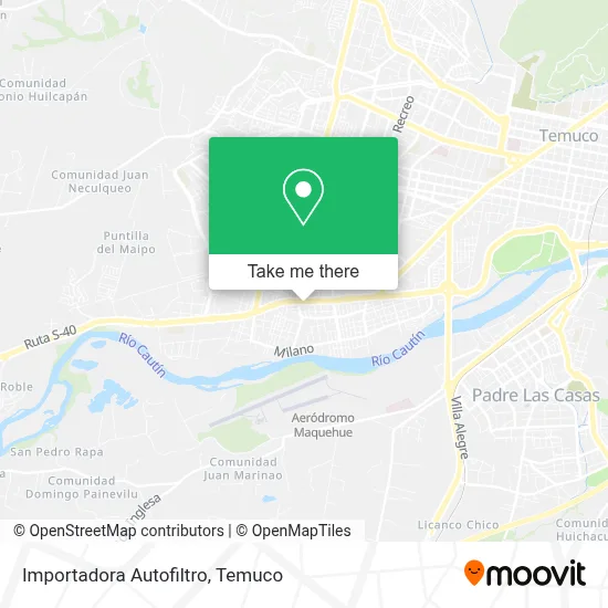 Importadora Autofiltro map