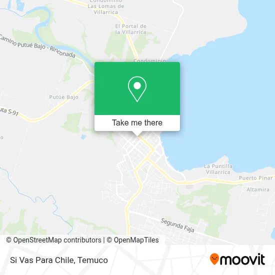 Si Vas Para Chile map