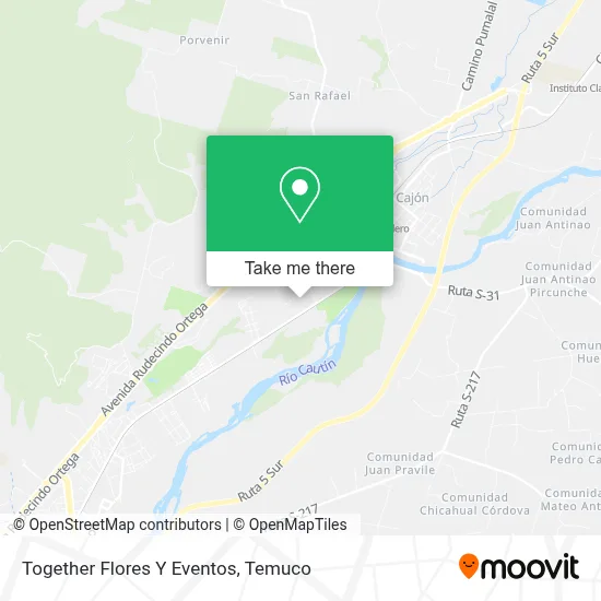 Together Flores Y Eventos map