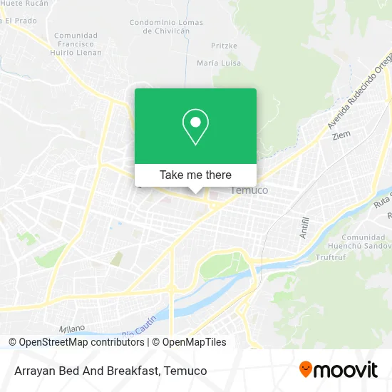 Arrayan Bed And Breakfast map