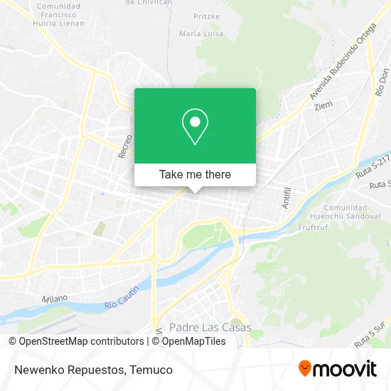 Newenko Repuestos map