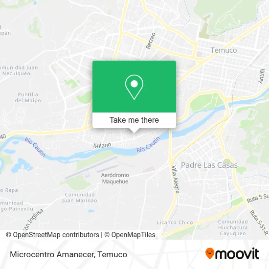 Microcentro Amanecer map