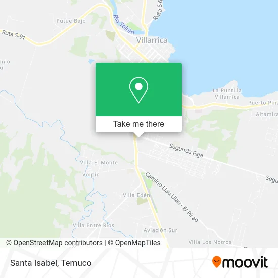 Santa Isabel map