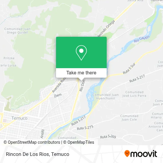 Rincon De Los Rios map