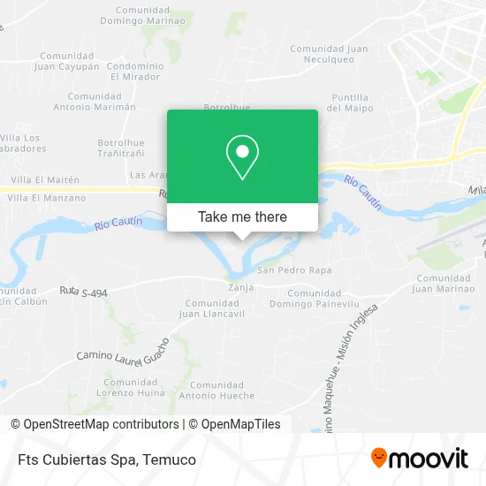 Fts Cubiertas Spa map