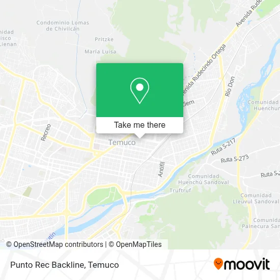 Punto Rec Backline map