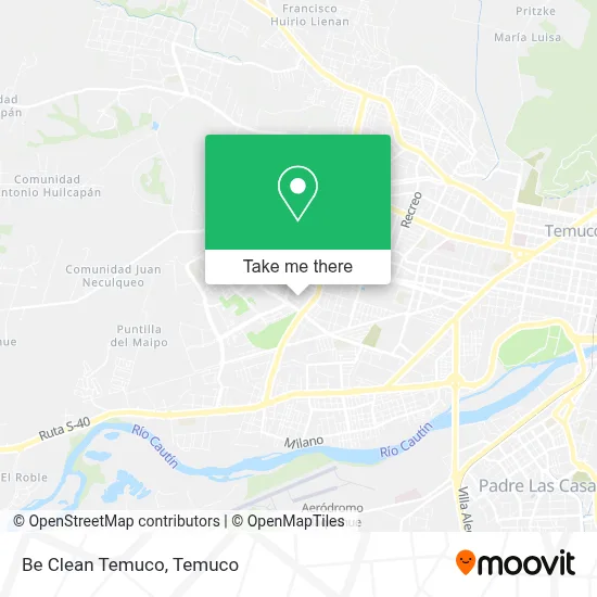 Be Clean Temuco map