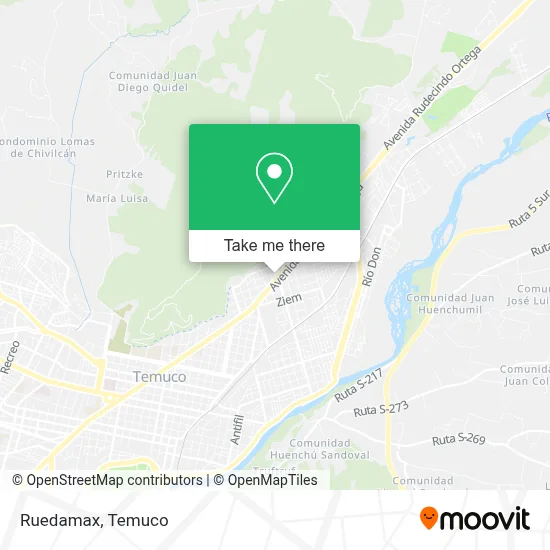 Ruedamax map