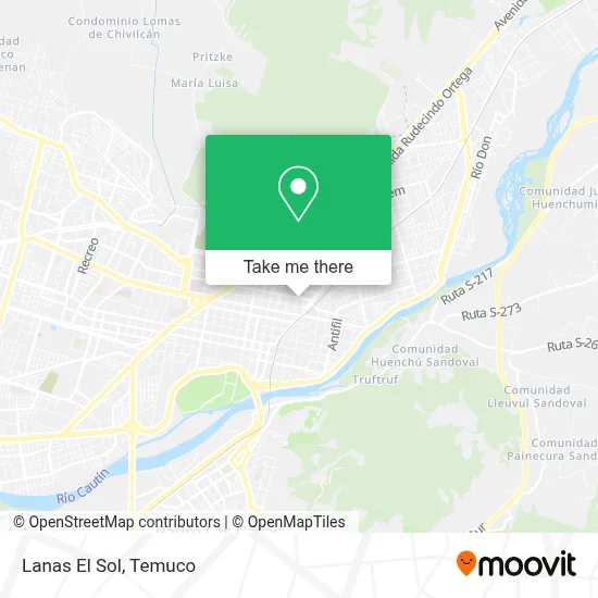 Lanas El Sol map