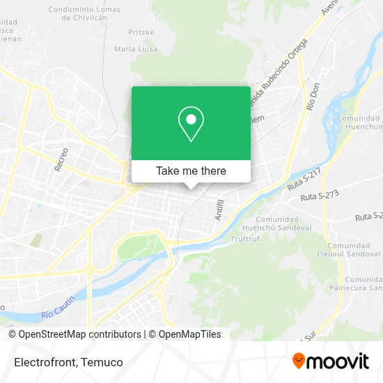 Electrofront map