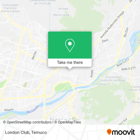 London Club map