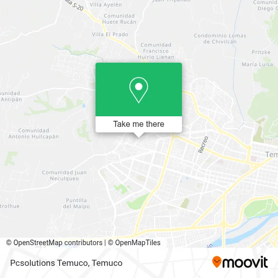 Pcsolutions Temuco map