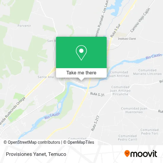 Provisiones Yanet map