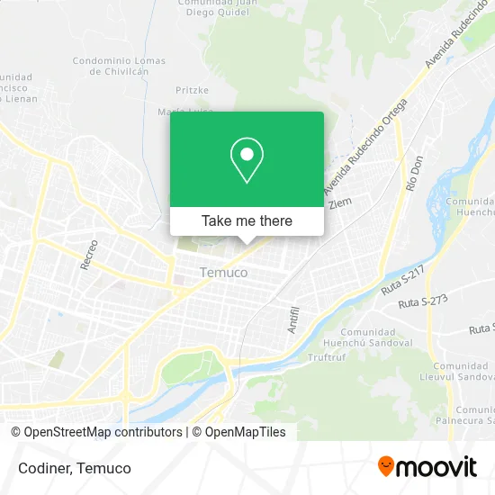 Codiner map