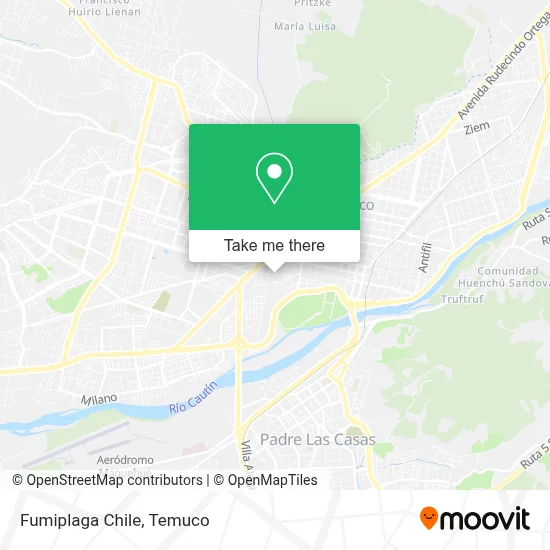 Fumiplaga Chile map