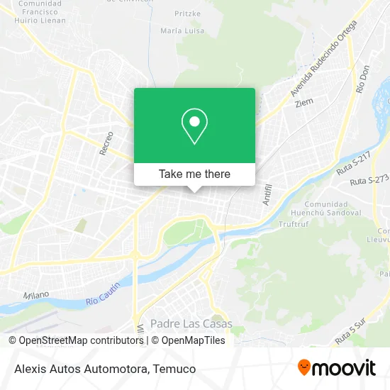 Alexis Autos Automotora map
