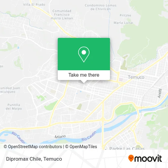 Dipromax Chile map