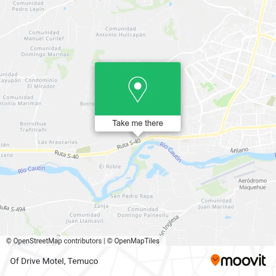 Of Drive Motel map