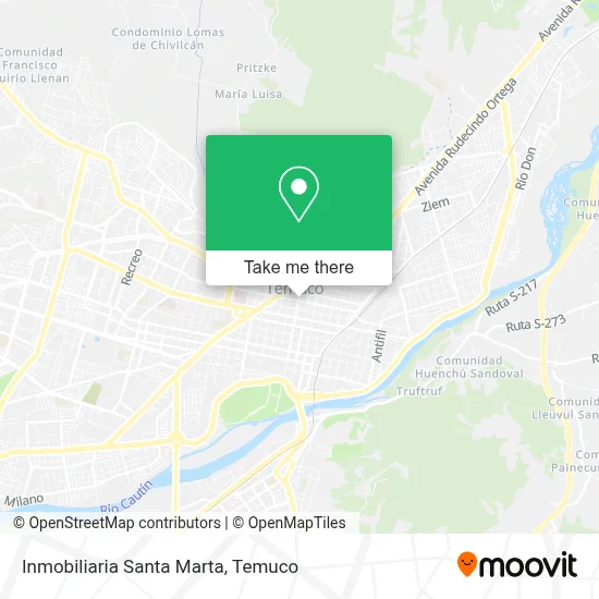 Inmobiliaria Santa Marta map