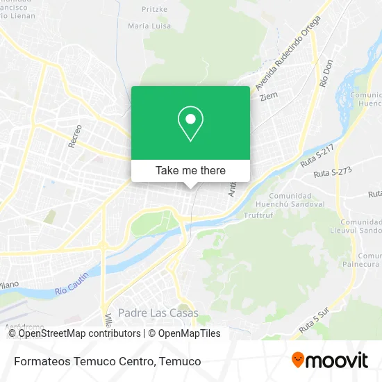 Formateos Temuco Centro map
