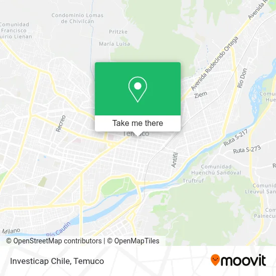 Investicap Chile map