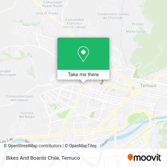 Bikes And Boards Chile map