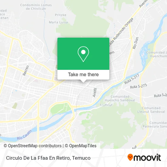 Circulo De La Ffaa En Retiro map