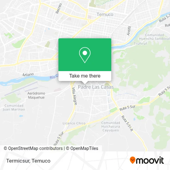 Termicsur map