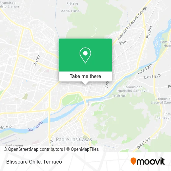 Blisscare Chile map