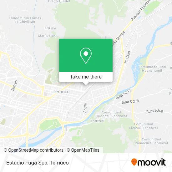 Estudio Fuga Spa map