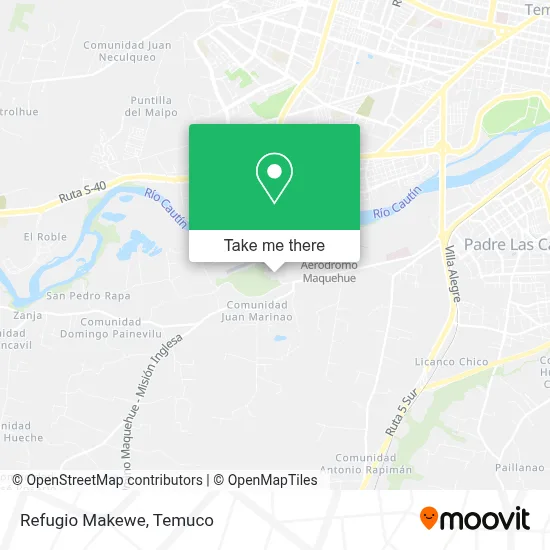 Refugio Makewe map