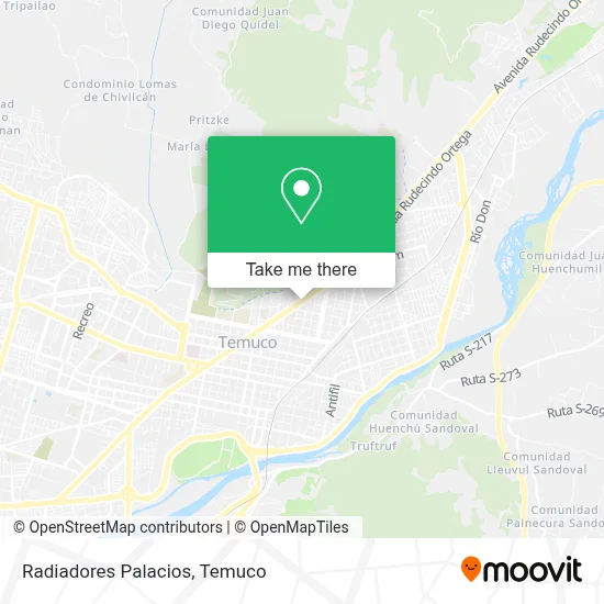 Radiadores Palacios map