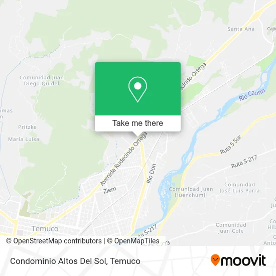 Condominio Altos Del Sol map