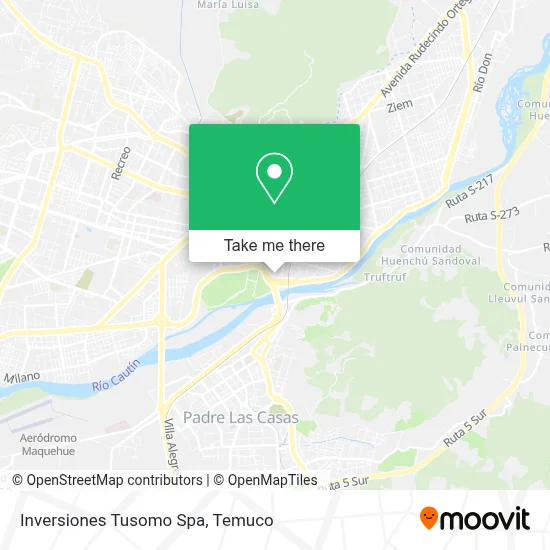 Inversiones Tusomo Spa map