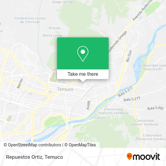 Repuestos Ortiz map