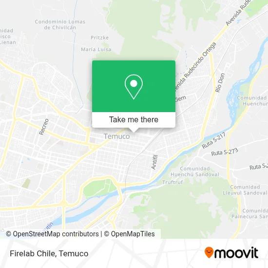 Firelab Chile map
