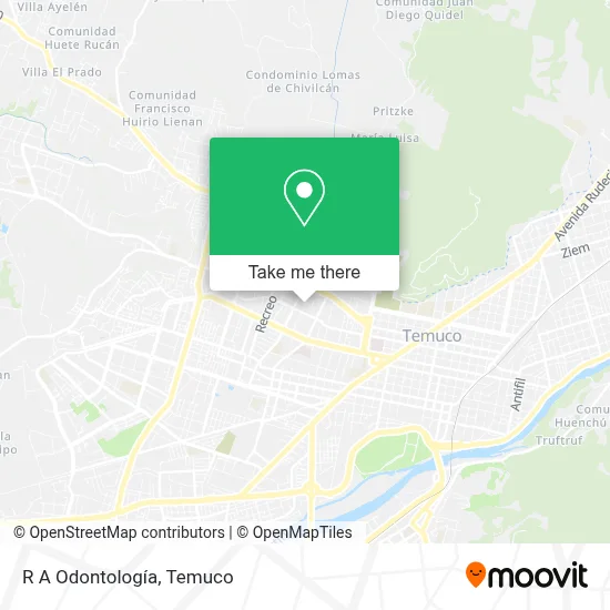 R A Odontología map