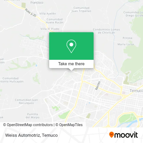 Weiss Automotriz map