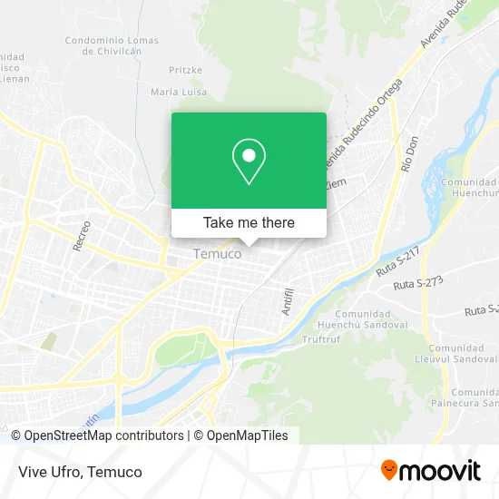 Vive Ufro map
