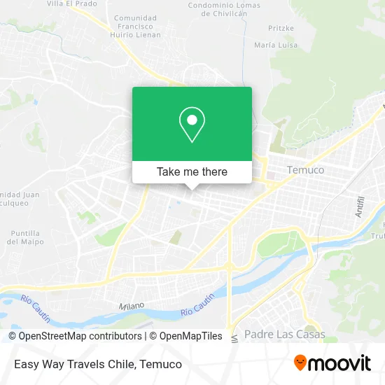 Easy Way Travels Chile map