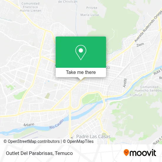 Outlet Del Parabrisas map