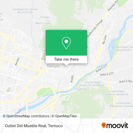 Outlet Del Mueble Real map
