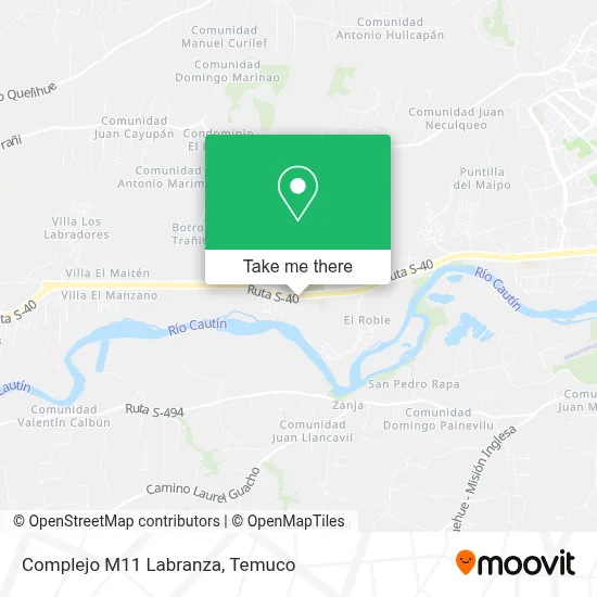 Complejo M11 Labranza map