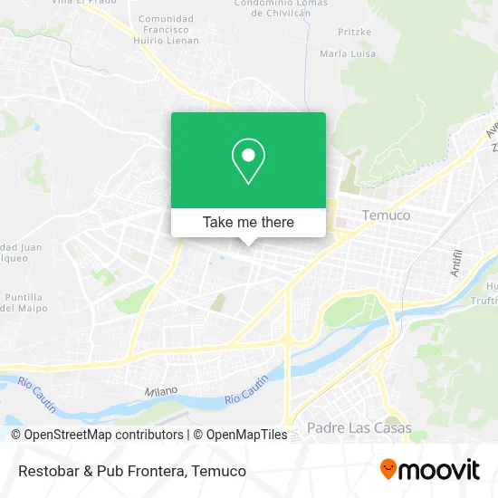 Restobar & Pub Frontera map